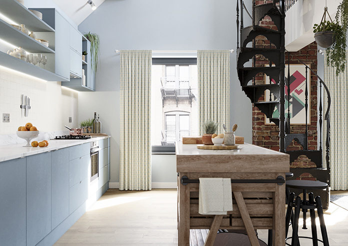 Emily Bond Jaipur, Sky - Made to Measure Curtains - Image 3